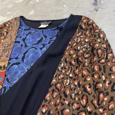 画像4: 80~90's PATTERN SWITCHED CACHECOEUR L/S TOPS / Mens S / MADE IN USA (4)