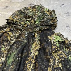 画像4: 3D CAMOUFRAGE PATTERN ZIP UP GHILLIE HOODIE JACKET / Mens L (4)