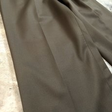 画像5: 【BURBERRY】2TUCK BROWN COLOR SLACKS / W32 (5)