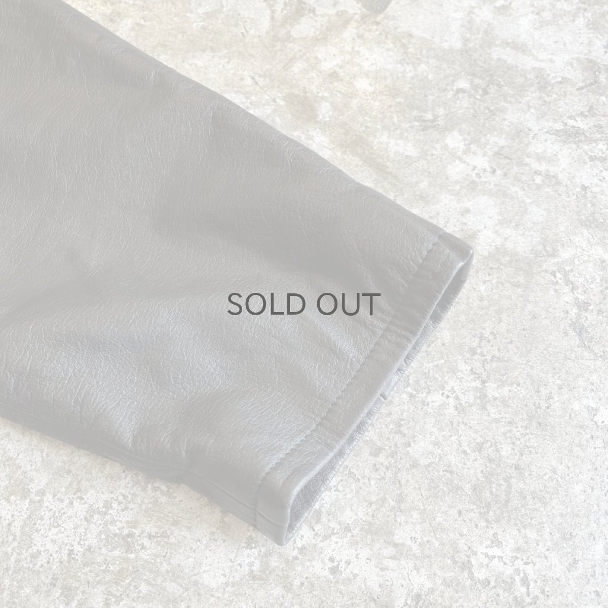 画像6: REAL LEATHER V NECK DESIGN TAILORED JACKET / Ladies M (6)