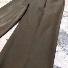 画像6: 【BURBERRY】2TUCK BROWN COLOR SLACKS / W32 (6)