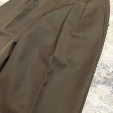 画像4: 【BURBERRY】2TUCK BROWN COLOR SLACKS / W32 (4)