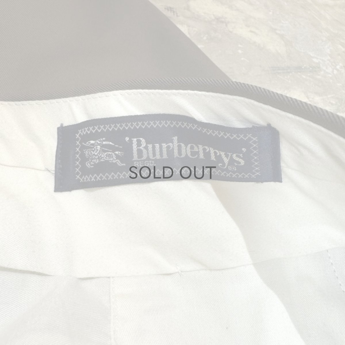 画像10: 【BURBERRY】2TUCK BROWN COLOR SLACKS / W32 (10)