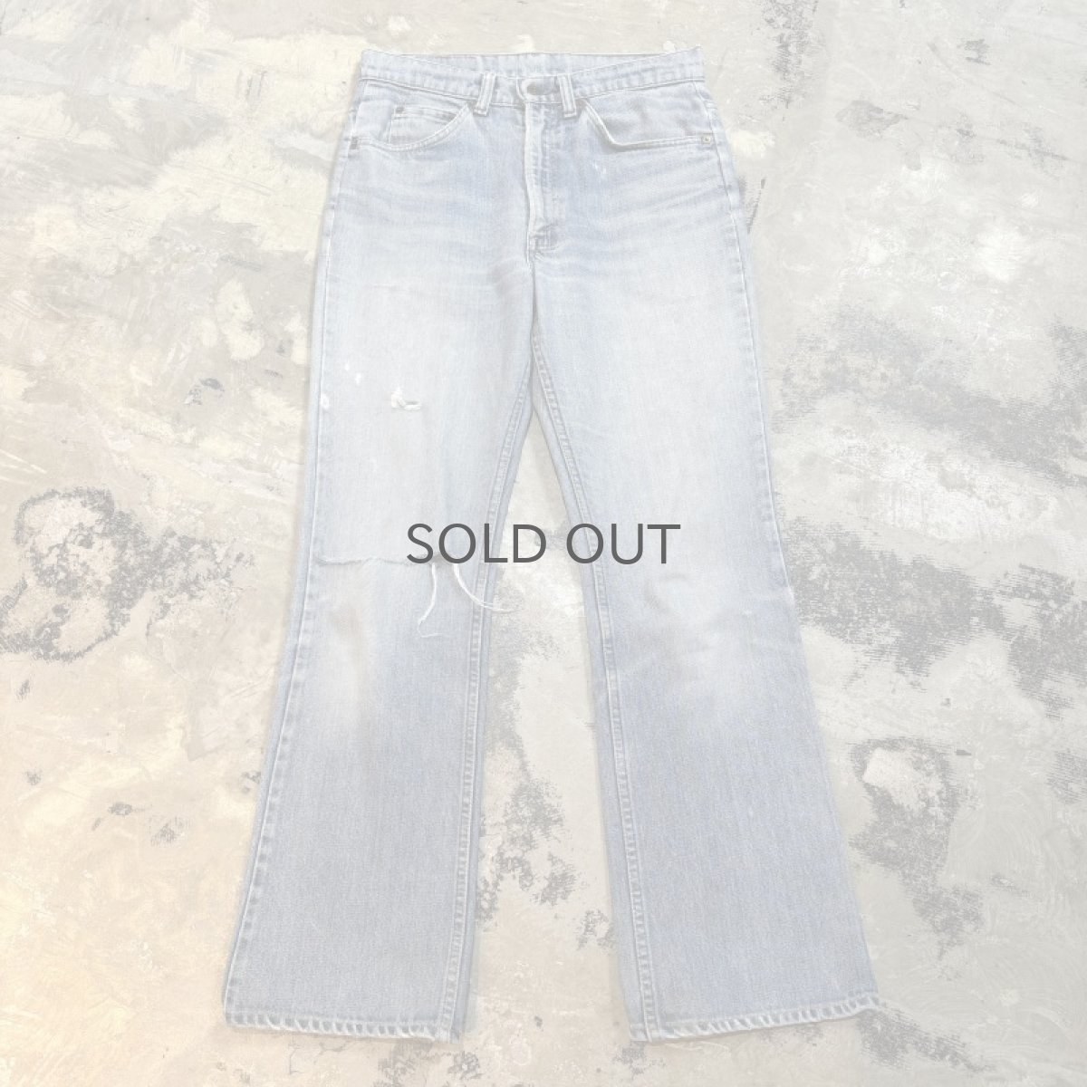画像1: 70~80's【LEVI'S】517 BOOCUT DENIM PANTS / W30 (1)