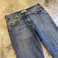 画像3: 【Chloe】CUT OFF DESIGN FLARE DENIM PANTS / W30 (3)