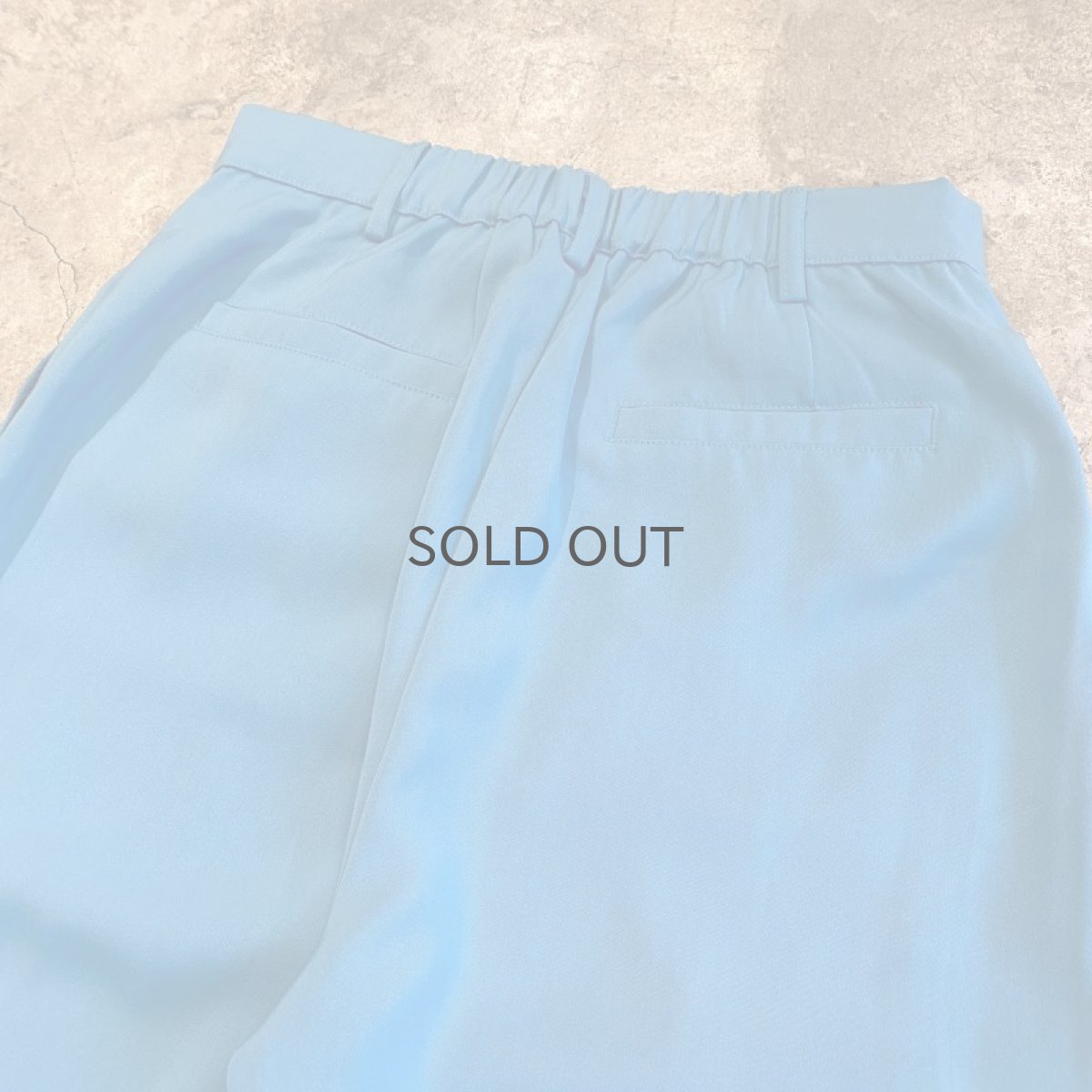 画像11: 2TUCK BLUE COLOR STRAIGHT PANTS / W26〜W30 (11)