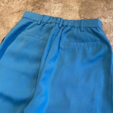 画像11: 2TUCK BLUE COLOR STRAIGHT PANTS / W26〜W30 (11)