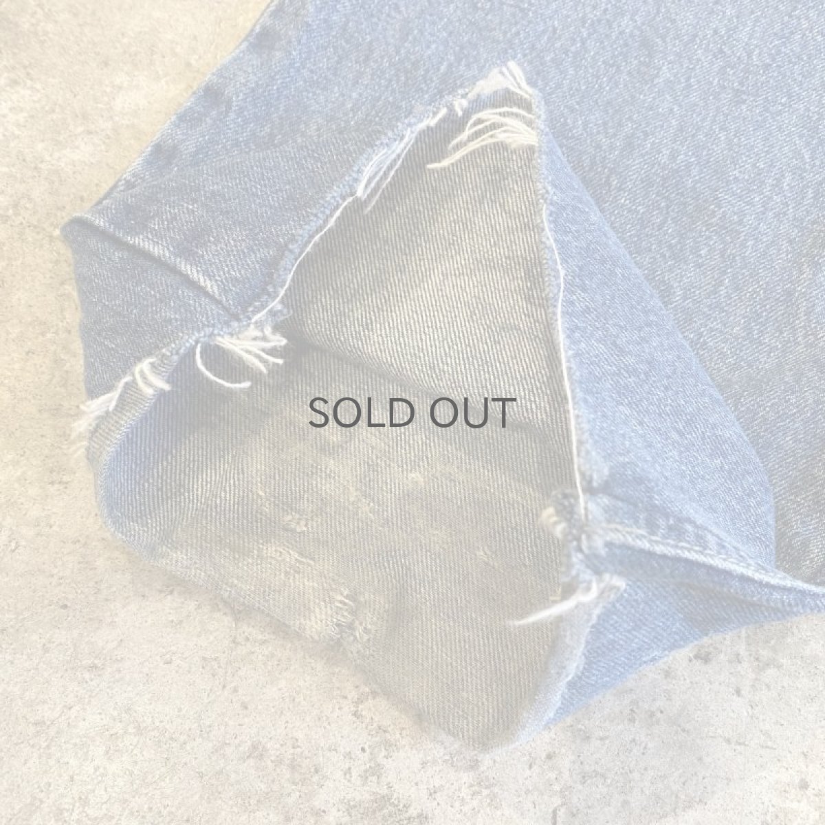 画像11: 【Chloe】CUT OFF DESIGN FLARE DENIM PANTS / W30 (11)