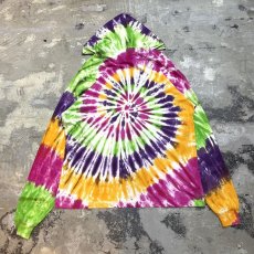 画像2: 【JEREMY SCOTT】TIE DYE PATTERN HOODIE L/S TOPS / Mens M / MADE IN USA (2)