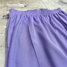 画像3: 80~90's PURPLE COLOR STRAIGHT SILHOUETTE PANTS / W26~ (3)