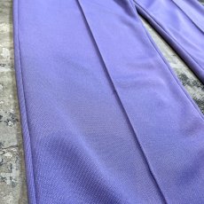 画像7: 80~90's PURPLE COLOR STRAIGHT SILHOUETTE PANTS / W26~ (7)