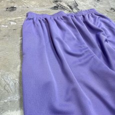 画像9: 80~90's PURPLE COLOR STRAIGHT SILHOUETTE PANTS / W26~ (9)