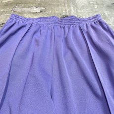 画像11: 80~90's PURPLE COLOR STRAIGHT SILHOUETTE PANTS / W26~ (11)