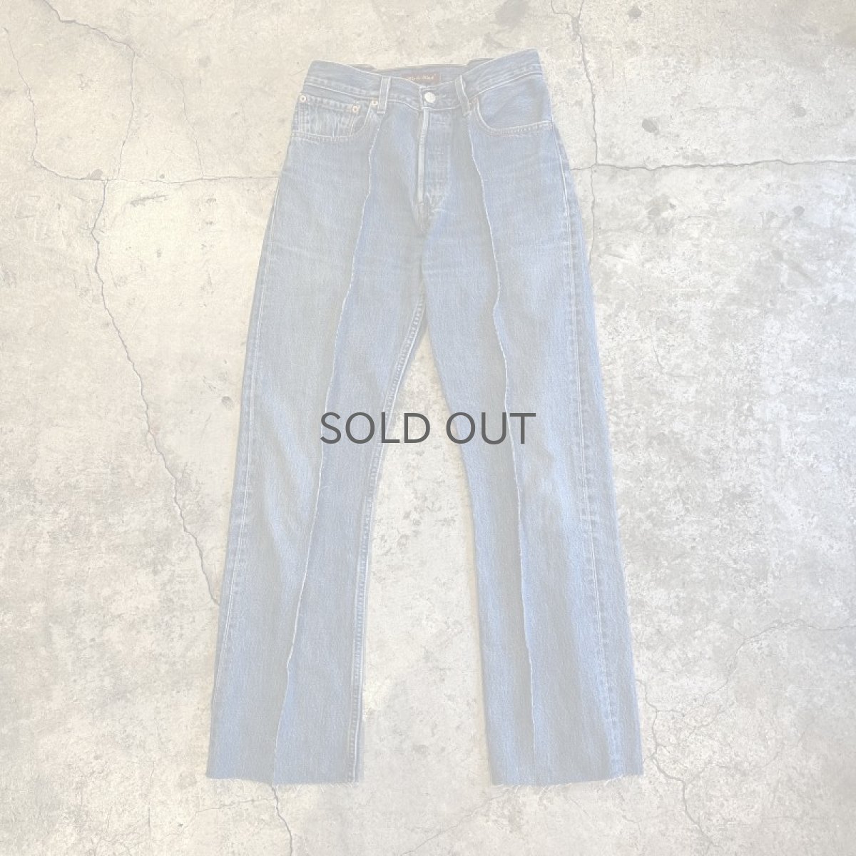 画像1: 【Wiz&Witch】FLARE CUT DENIM PANTS / W29 (1)