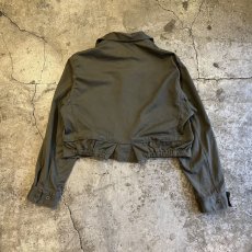 画像2: 【Wiz&Witch】"WANDERER" FRANCE MILITARY ZIP UP SHORT JACKET / OS (2)