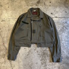 画像1: 【Wiz&Witch】"WANDERER" FRANCE MILITARY ZIP UP SHORT JACKET / OS (1)