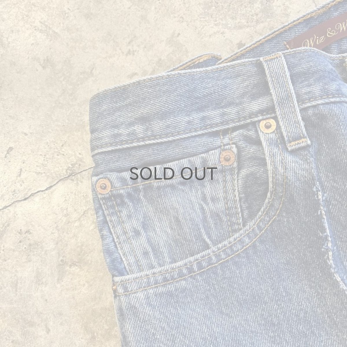 画像7: 【Wiz&Witch】FLARE CUT DENIM PANTS / W29 (7)