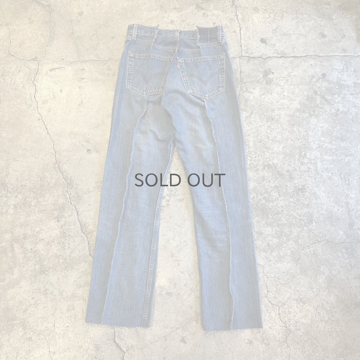 画像2: 【Wiz&Witch】FLARE CUT DENIM PANTS / W29 (2)