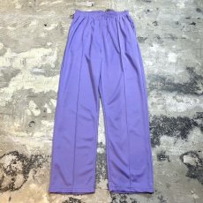 画像1: 80~90's PURPLE COLOR STRAIGHT SILHOUETTE PANTS / W26~ (1)