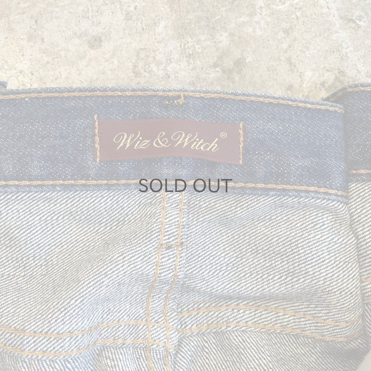 画像10: 【Wiz&Witch】FLARE CUT DENIM PANTS / W29 (10)