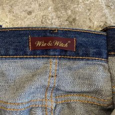 画像10: 【Wiz&Witch】FLARE CUT DENIM PANTS / W29 (10)