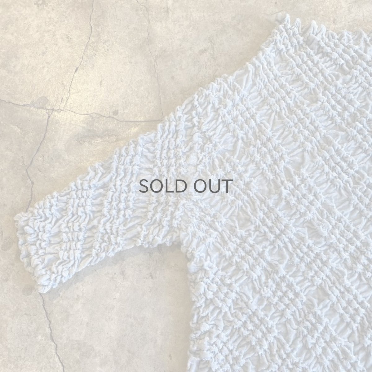 画像6: ICEBLUE COLOR POPCORN DESIGN VELOUR S/S TOPS / Ladies M~L (6)