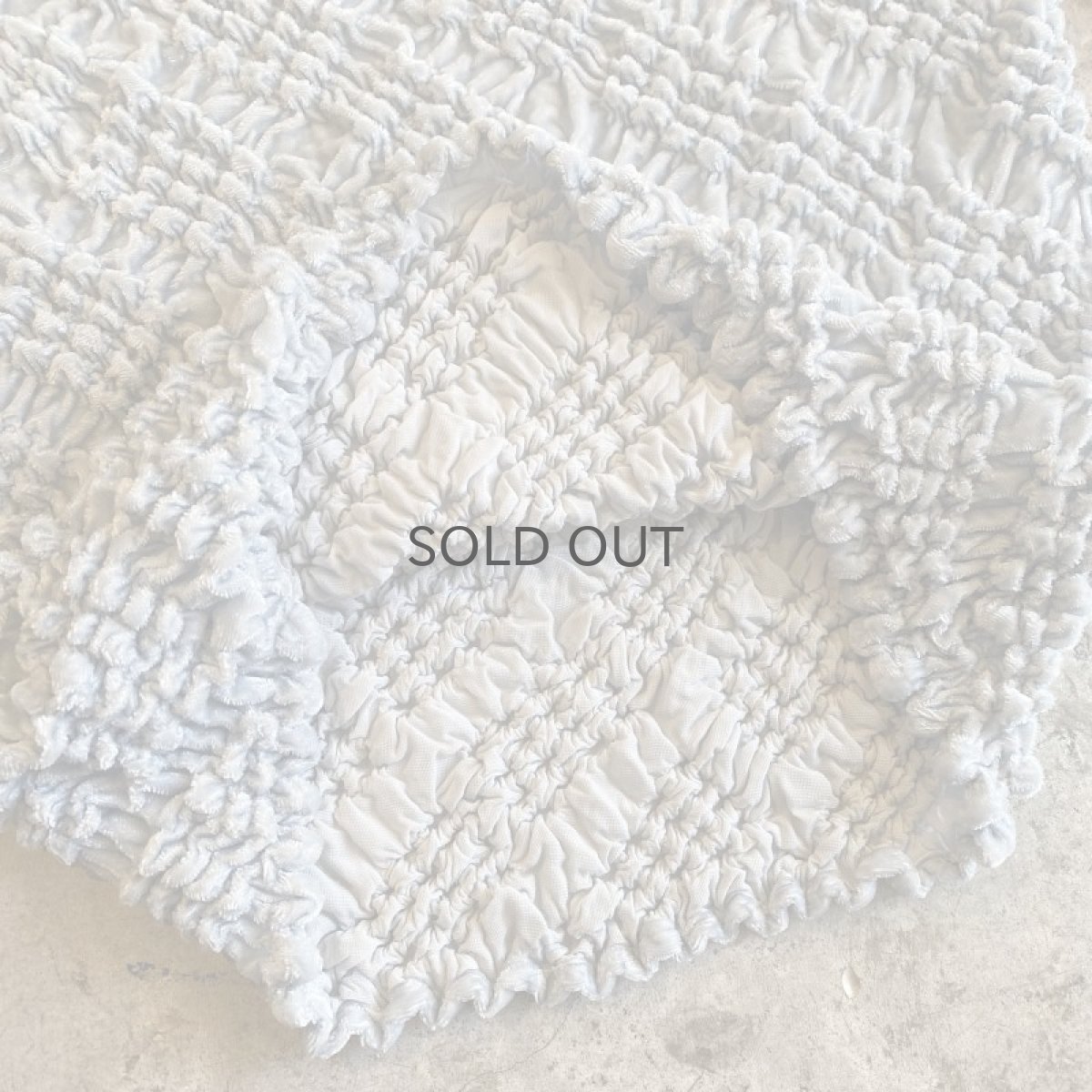 画像8: ICEBLUE COLOR POPCORN DESIGN VELOUR S/S TOPS / Ladies M~L (8)