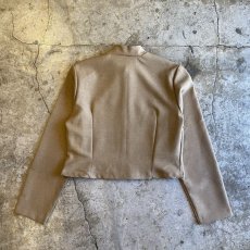 画像2: STAND COLLAR SHORT DESIGN JACKET / Ladies M (2)