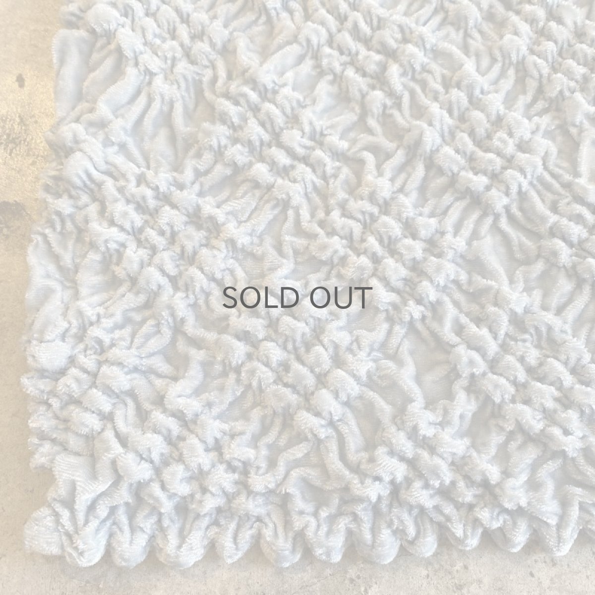 画像5: ICEBLUE COLOR POPCORN DESIGN VELOUR S/S TOPS / Ladies M~L (5)