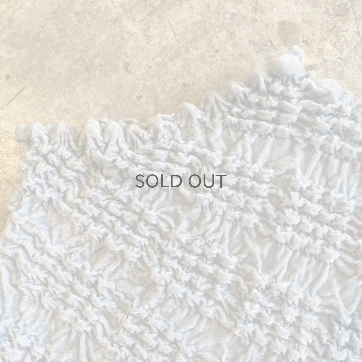 画像9: ICEBLUE COLOR POPCORN DESIGN VELOUR S/S TOPS / Ladies M~L (9)