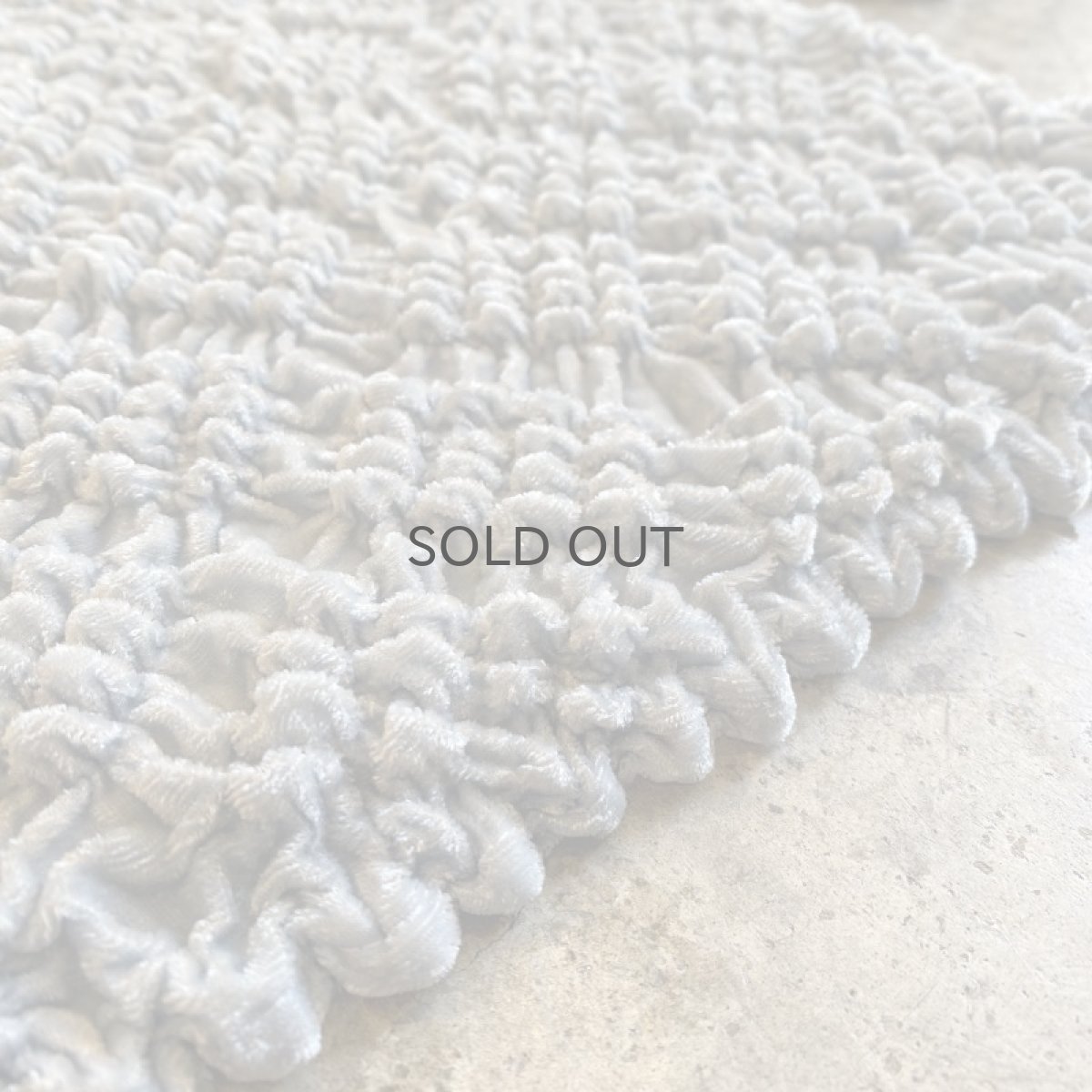 画像12: ICEBLUE COLOR POPCORN DESIGN VELOUR S/S TOPS / Ladies M~L (12)