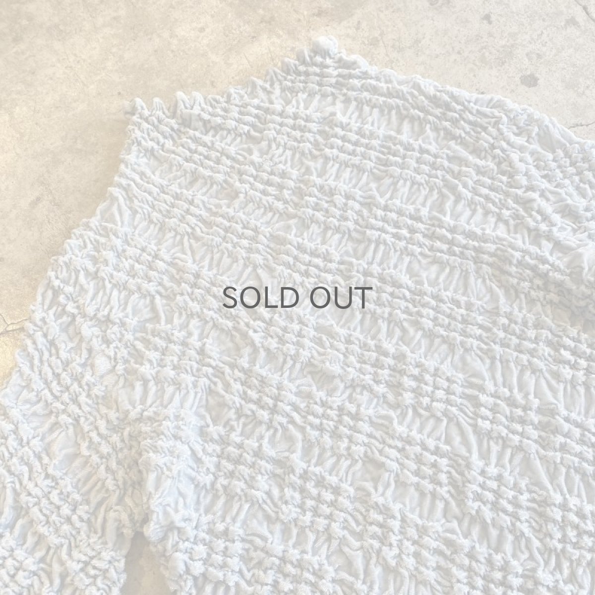 画像3: ICEBLUE COLOR POPCORN DESIGN VELOUR S/S TOPS / Ladies M~L (3)