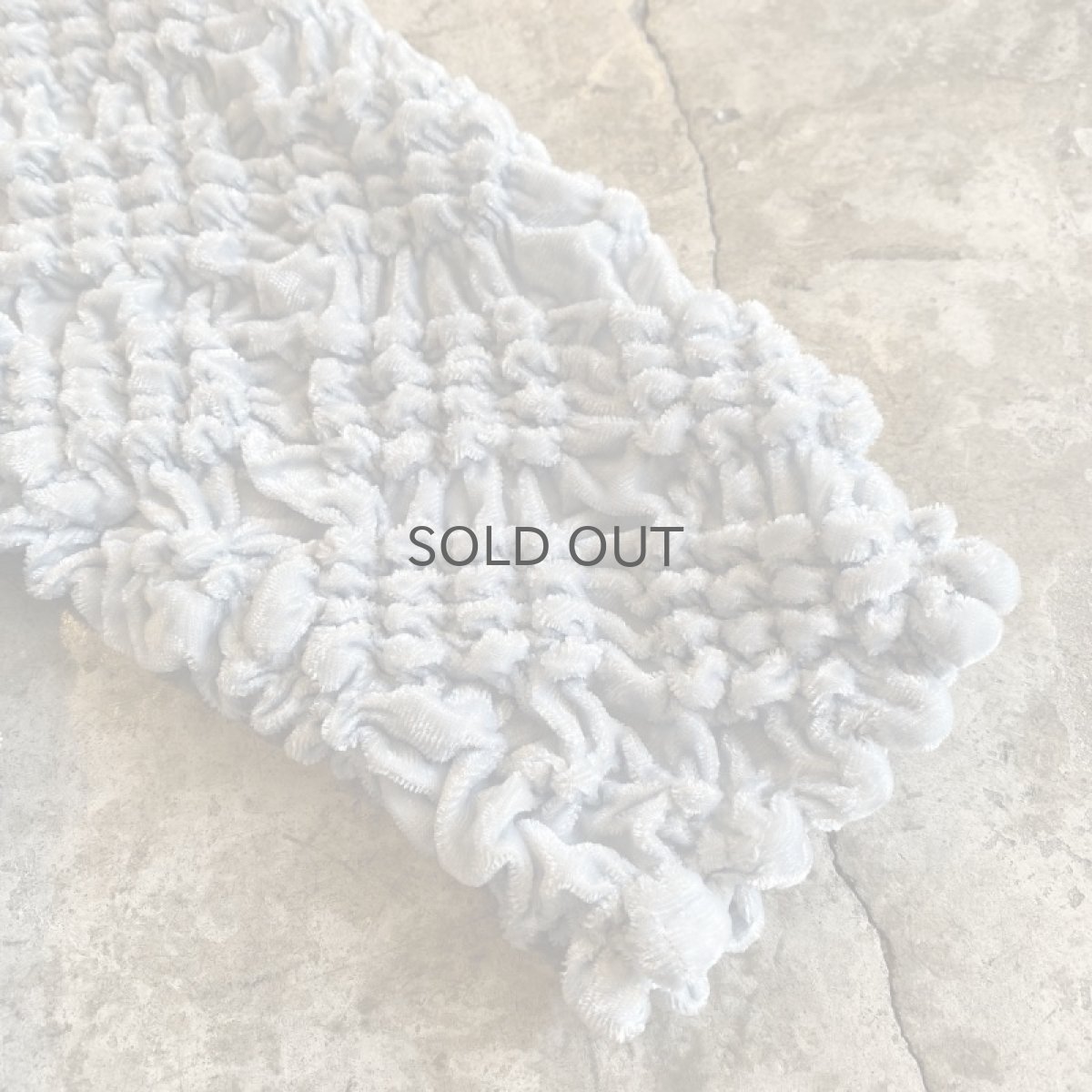 画像7: ICEBLUE COLOR POPCORN DESIGN VELOUR S/S TOPS / Ladies M~L (7)