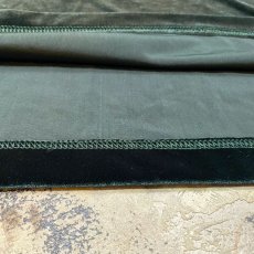 画像8: 90's DARK GREEN COLOR HI-NECK VELOUR L/S TOPS / Mens L / MADE IN USA (8)