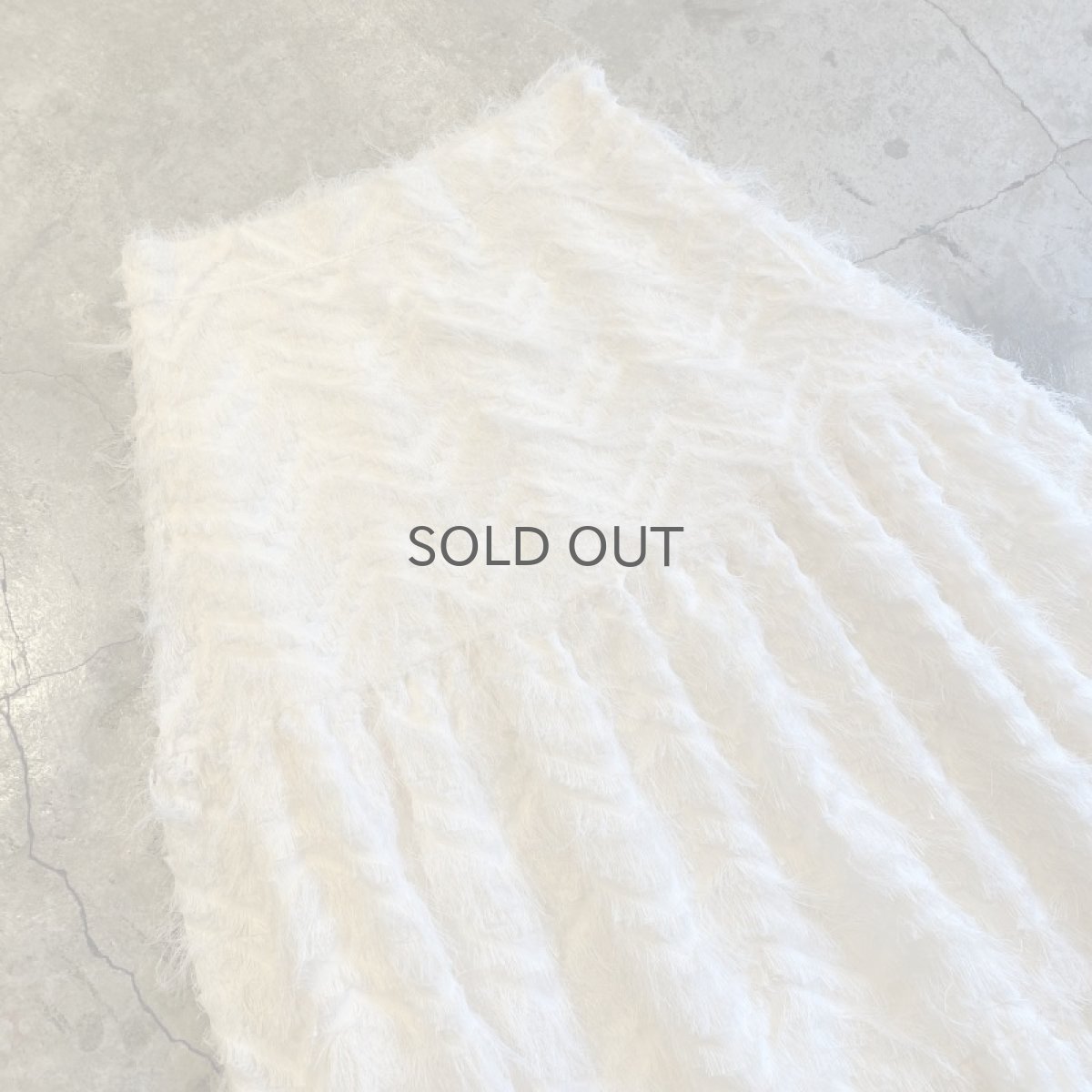 画像3: WHITE COLOR FEATHER FRINGE DESIGN TIERED LONG SKIRT / W25~W28 (3)