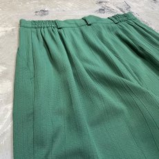 画像9: GREEN COLOR TAPERED SILHOUETTE PANTS / W28~W31 (9)