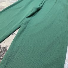 画像6: GREEN COLOR TAPERED SILHOUETTE PANTS / W28~W31 (6)