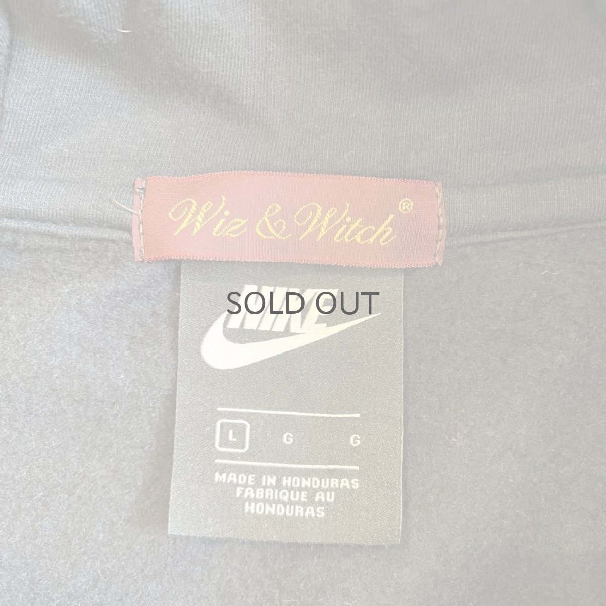 画像11: 【Wiz&Witch】"TRANSFORM" SHOULDER ZIP SHORT HOODIE SWEAT / OS (11)