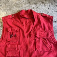 画像6: SIX POCKET DESIGN COLOR HUNTING VEST / Ladies L(58) (6)