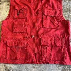 画像4: SIX POCKET DESIGN COLOR HUNTING VEST / Ladies L(58) (4)