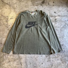 画像1: 【NIKE】FRONT MARK PRINTED DESIGN L/S TOPS / Ladies L (M) (1)