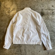 画像2: SINGLE DESIGN WHITE COLOR ZIP UP JACKET / Ladies M (2)