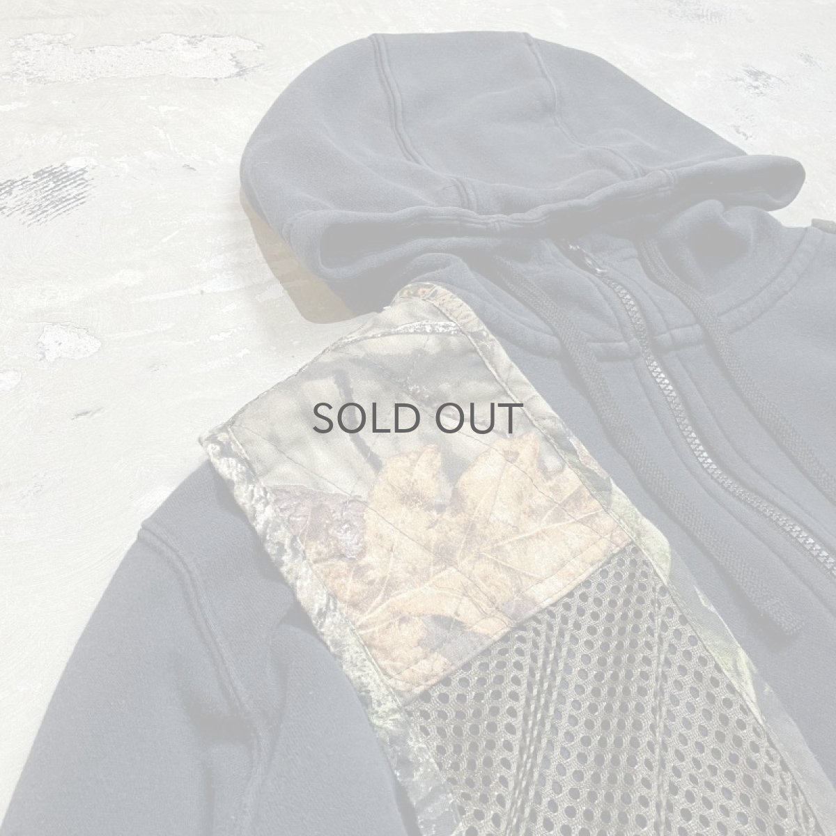 画像3: 【Wiz&Witch】"UNITED" SPORTY VEST ZIP UP SWEAT HOODIE / OS (3)