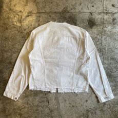 画像2: 【Wiz&Witch】"WANDERER" NO COLLAR ZIP UP DENIM JACKET / OS (2)