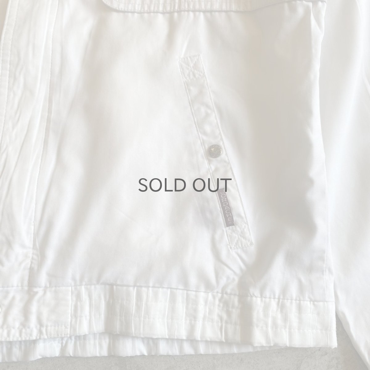 画像6: SINGLE DESIGN WHITE COLOR ZIP UP JACKET / Ladies M (6)