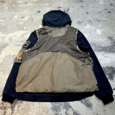 画像2: 【Wiz&Witch】"UNITED" SPORTY VEST ZIP UP SWEAT HOODIE / OS (2)