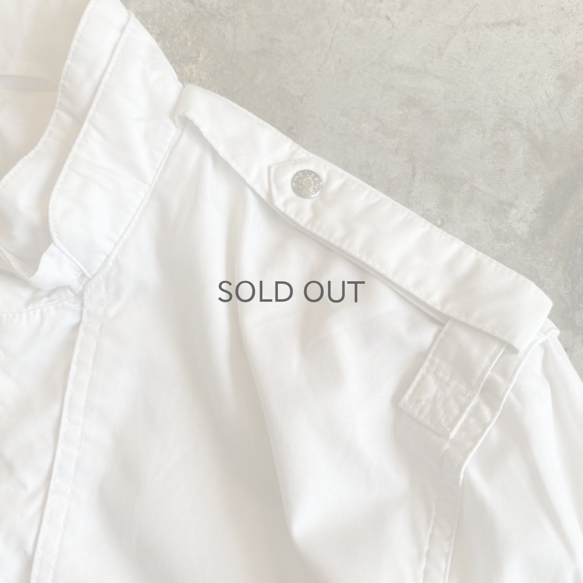 画像9: SINGLE DESIGN WHITE COLOR ZIP UP JACKET / Ladies M (9)