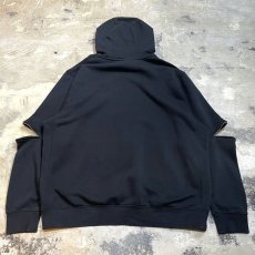 画像2: 【Wiz&Witch】"TRANSFORM" SHOULDER ZIP BIG SWEAT HOODIE / OS (2)