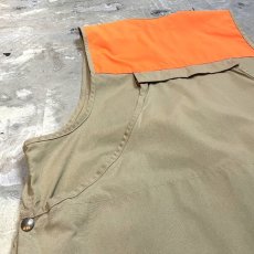 画像9: 90's COLOR SWITCHED MULTI POCKET NYLON VEST / Mens XL / MADE IN USA (9)