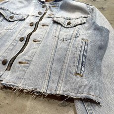 画像7: 【Wiz&Witch】"WANDERER" NO COLLAR ZIP UP DENIM JACKET / OS (7)